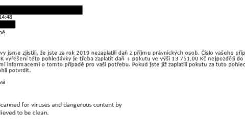 Podvodný e-mail