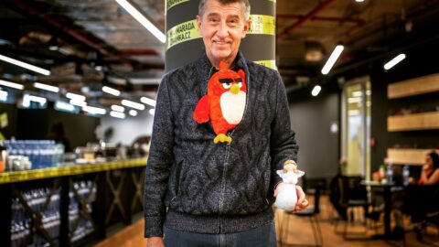 Babiš na hackathonu