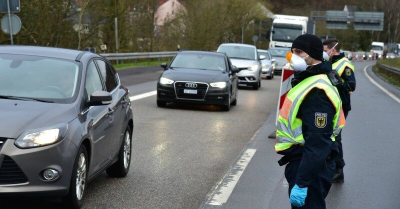 Policie na velmi živé německo-francouzské hranici v Sársku