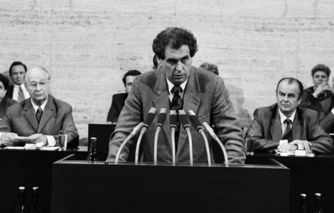 Miloš Zeman ve Federálním shromáždění v roce 1990