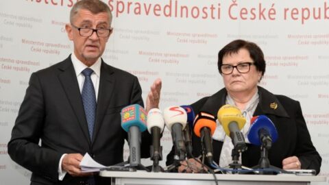 Premiér Andrej Babiš a ministryně spravedlnosti Marie Benešová