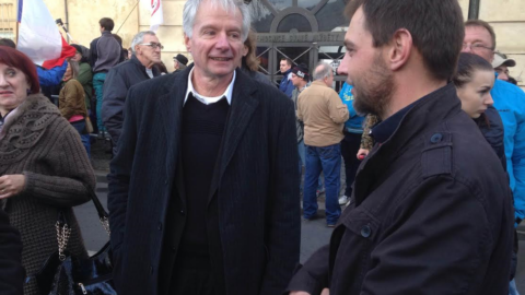 Miroslav Sládek se v poslední době začal zase objevovat na veřejnosti.