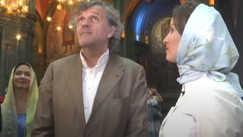 Emir Kusturica je nadšen Hlavním chrámem ozbrojených sil Ruské federace.