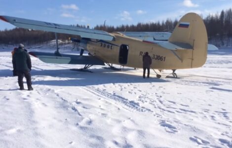 Takhle se létá na Sibiři. Na snímku Antonov AN-2 zvaný „Andula“. 