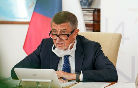 Premiér Andrej Babiš na Úřadu vlády