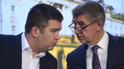 Bývalý ministr vnitra Jan Hamáček (ČSSD, dnes SOCDEM) a expremiér Andrej Babiš (ANO)