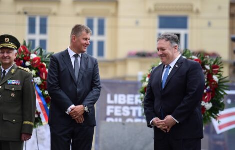 Tomáš Petříček a Mike Pompeo