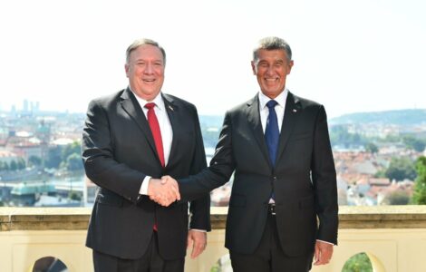 Mike Pompeo a Andrej Babiš