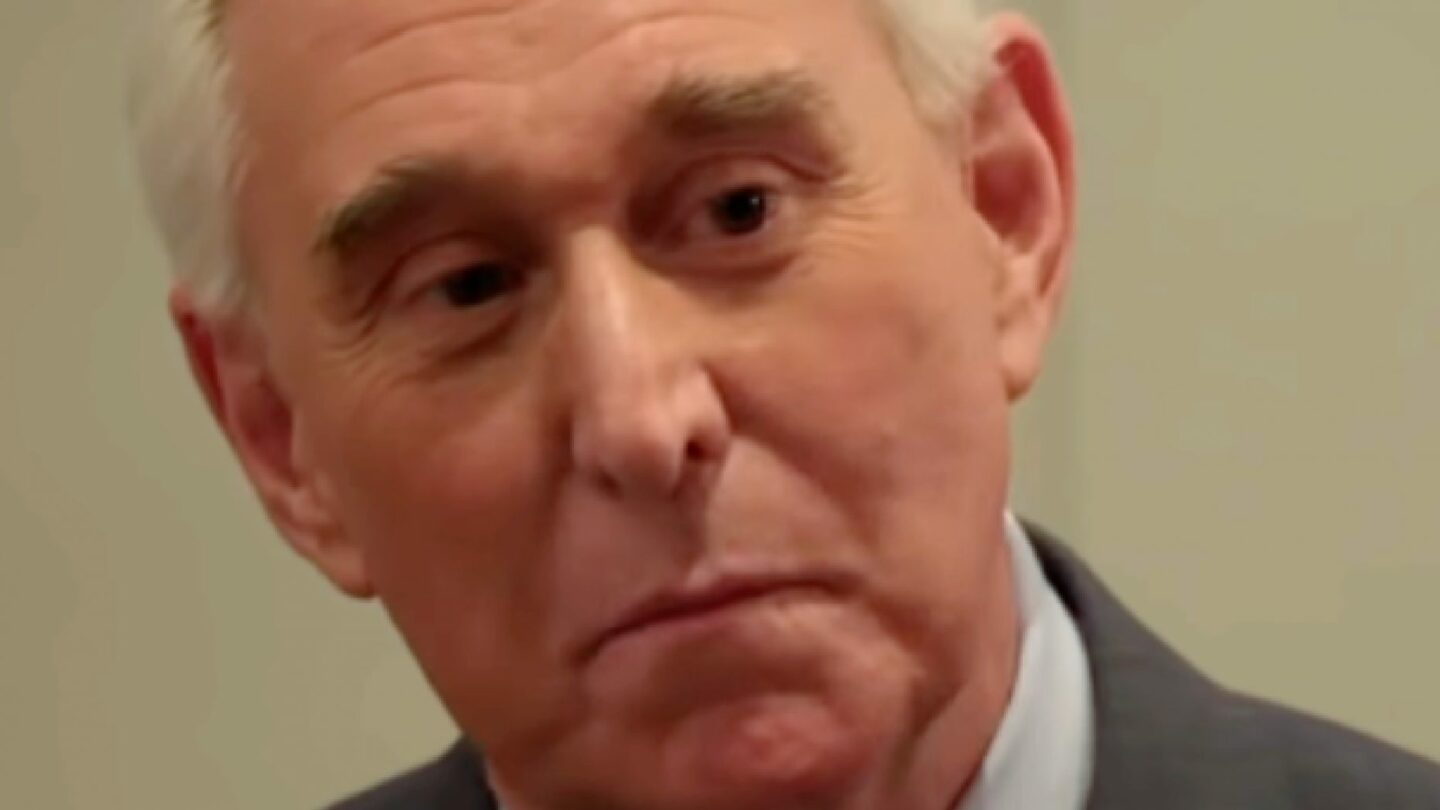 Přítel a poradce Donalda Trumpa Roger Stone.