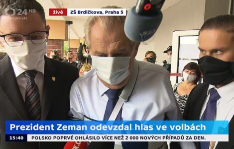 Miloš Zeman u voleb: Proč mají lidé volit? Jestli si nedokážete odpovědět, nedělejte novinářku. 