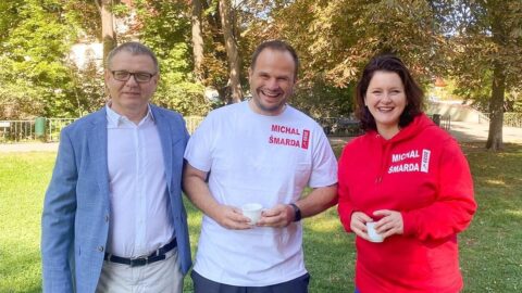 Lubomír Zaorálek, Michal Šmarda a Jana Maláčová