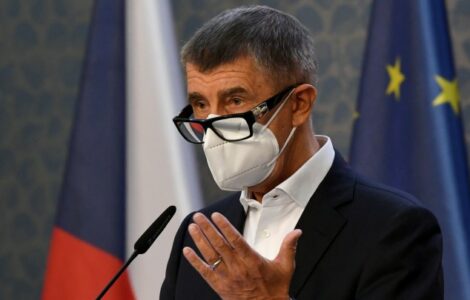 Premiér Andrej Babiš (ANO) na tiskové konferenci vlády
 