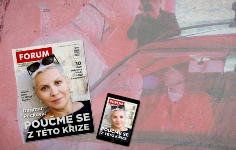 Revue FORUM s Dagmar Peckovou na titulní straně