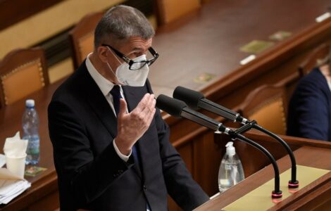 Premiér Andrej Babiš (ANO) v poslanecké sněmovně