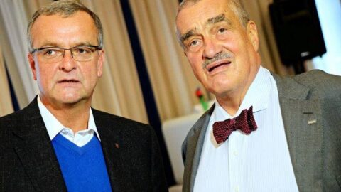 Miroslav Kalousek a Karel Schwarzenberg