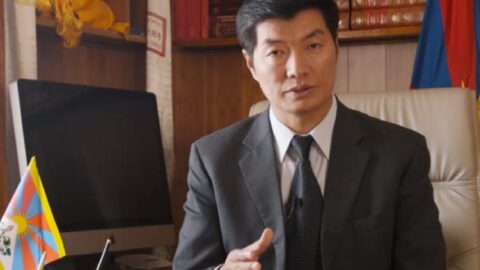 Předseda tibetské exilové vlády Lobsang Sangay.