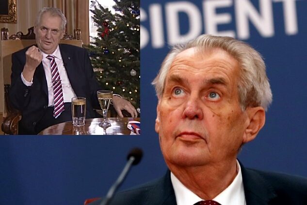 V roce 2017 Miloš Zeman hrozil pěstí. Podle Novy šlo o "tradiční vánoční poselství" 