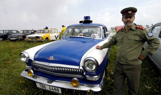 Majitelé a příznivci automobilů značky Gaz a Volha uspořádali klubový sraz. 