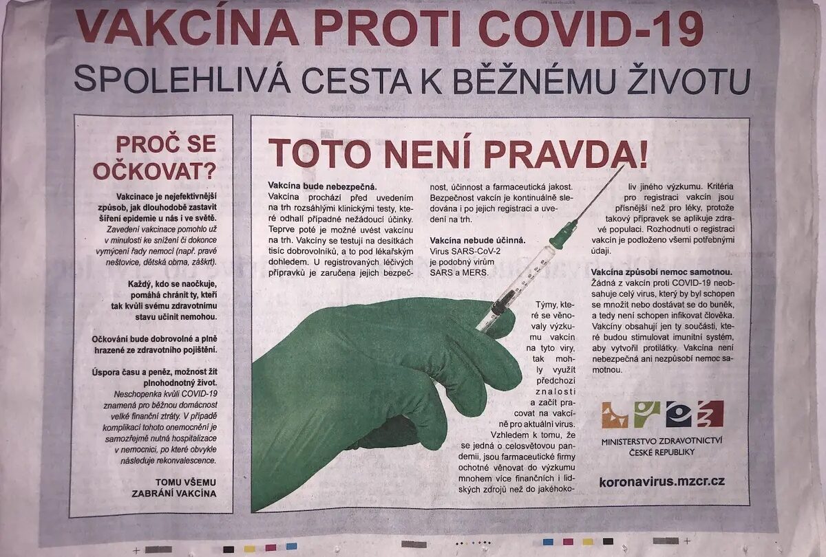 Kritizovaný inzerát ministerstva zdravotnictví