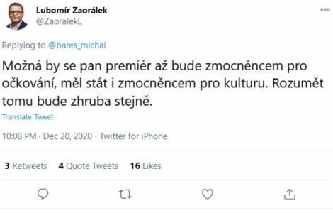 Lubomír Zaorálek vyjádřil, co si myslí o Babišovi a jeho manažerských schopnostech.