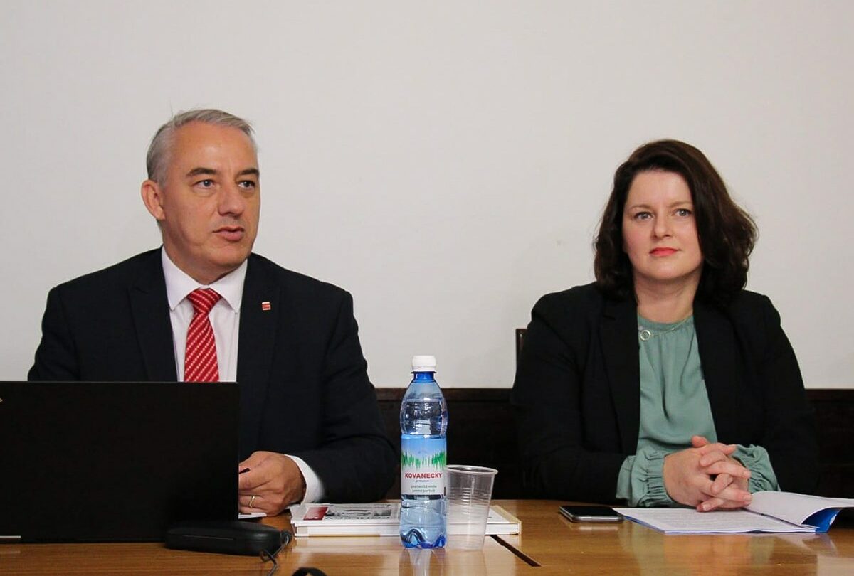 Josef Středula a Jana Maláčová