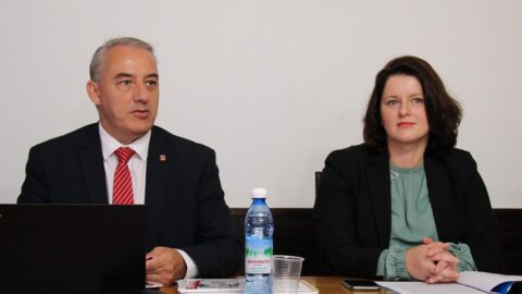 Josef Středula a Jana Maláčová