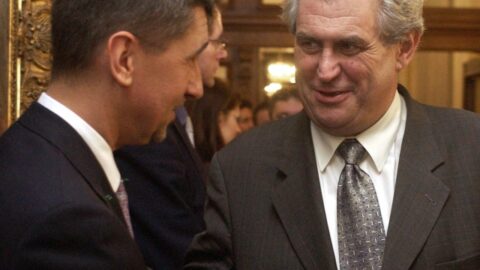 Andrej Babiš a Miloš Zeman 