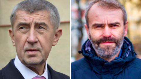 Andrej Babiš a Róbert Šlachta