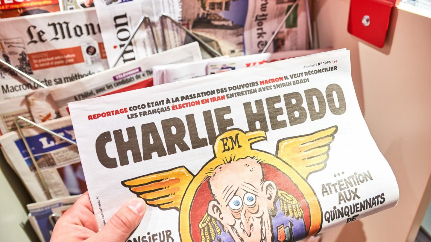 Francouzský satirický časopis Charlie Hebdo