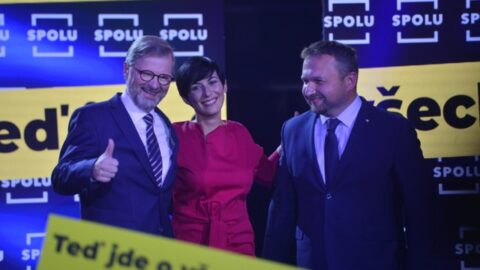 Petr Fiala, Markéta Pekarová Adamová a Marian Jurečka