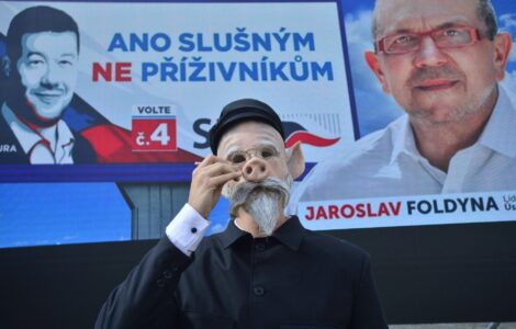 Prasaryk na mítinku SPD v Ústí nad Labem