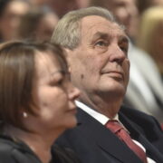 Prezident Miloš Zeman s první dámou Ivanou