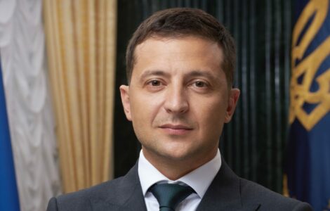 Ukrajinský prezident Volodymr Zelenskyj