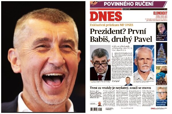 Andrej Babiš a jeho MF DNES