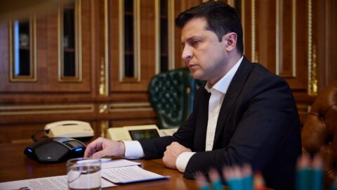 Ukrajinský prezident Volodymyr Zelenskyj