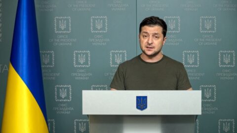 Ukrajinský prezident Volodymyr Zelenskyj