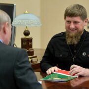 Vladimir Putin a Ramzan Kadyrov