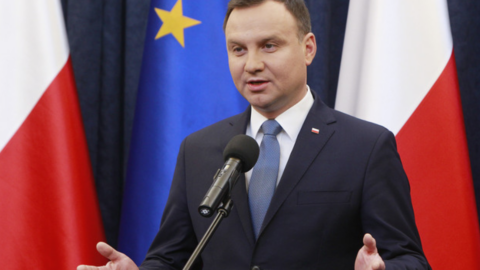 Polský prezident Andrzej Duda 