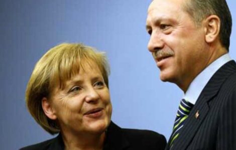 Německá kancléřka Angela Merkelová a turecký prezident Recep Erdogan