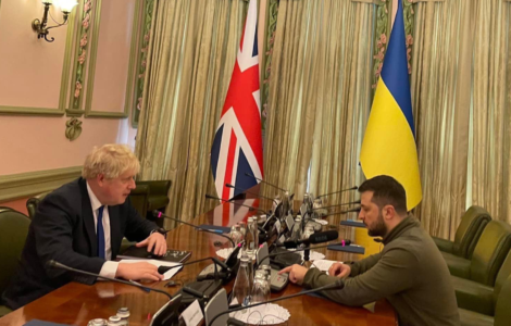 Boris Johnson, Volodymyr Zelenskyj