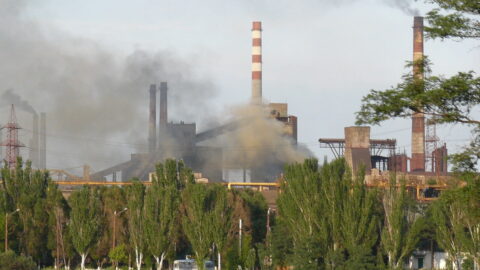 Ocelárna Azovstal v době před válkou na Ukrajině