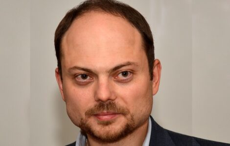 Vladimir Kara-Murza, vězněný ruský opoziční aktivista.