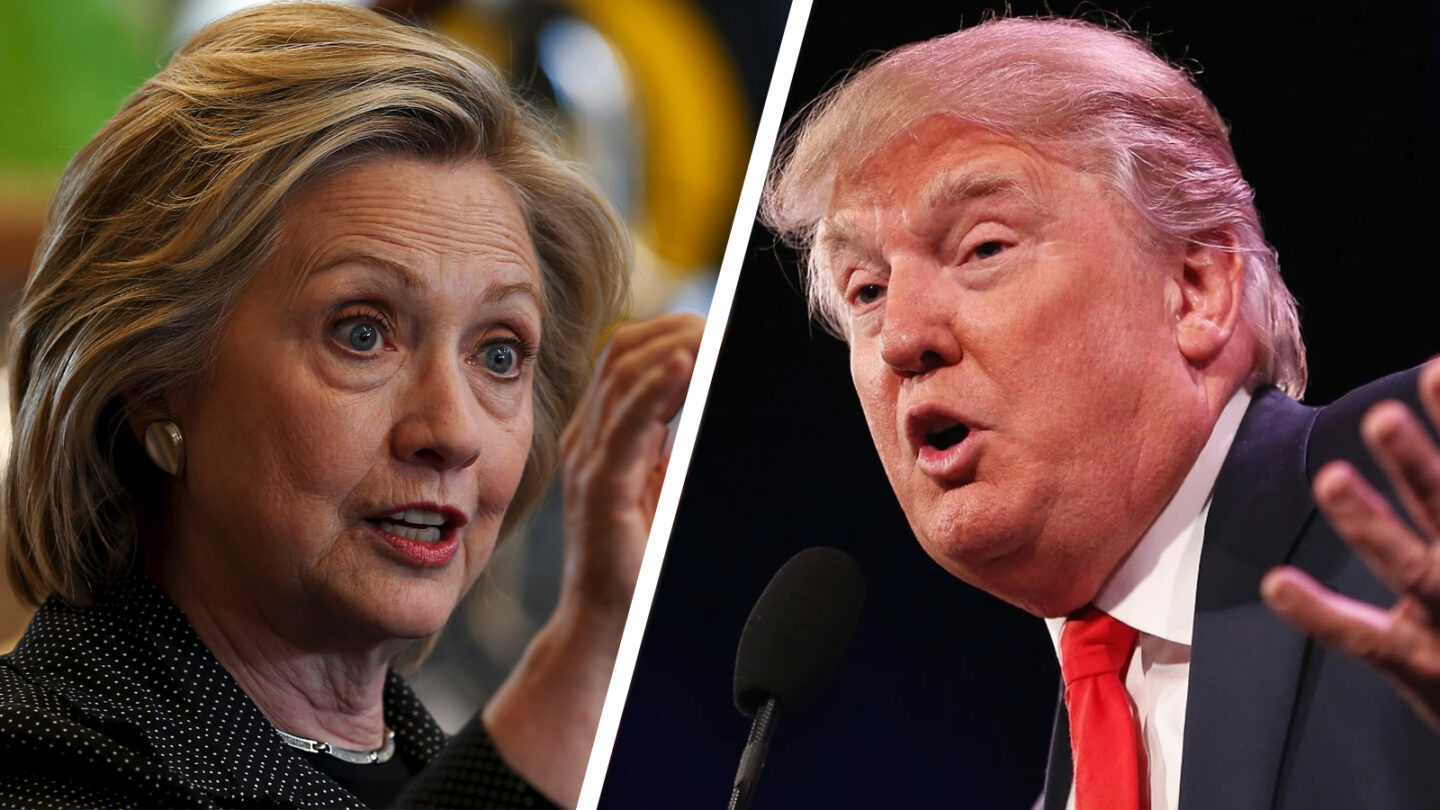 Hillary Clintonová a Donald Trump