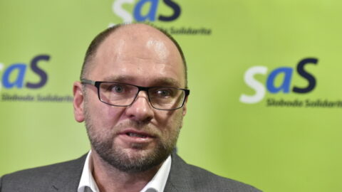 Předseda strany Svoboda a Solidarita (SaS) Richard Sulík