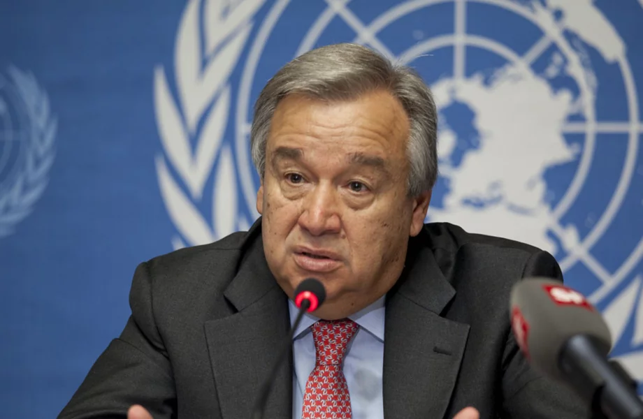 Generální tajemník Organizace spojených národů (OSN) António Guterres