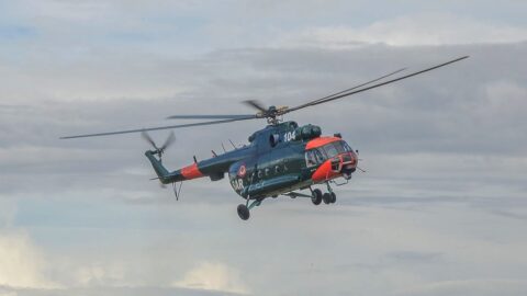 Vrtulník Mi-17 v lotyšských službách