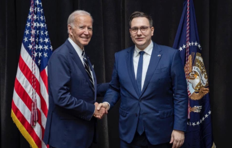 Americký prezident Joe Biden, ministr zahraničí Jan Lipavský (Piráti)