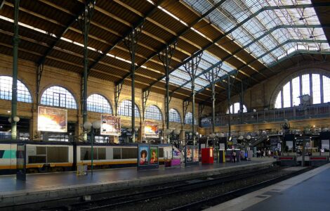 Nádraží Gare du Nord v Paříží