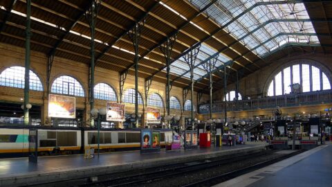 Nádraží Gare du Nord v Paříží