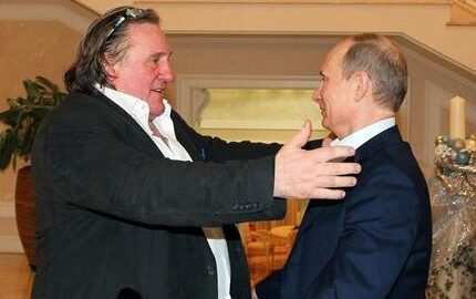 Gérard Depardieu a Vladimir Putin.